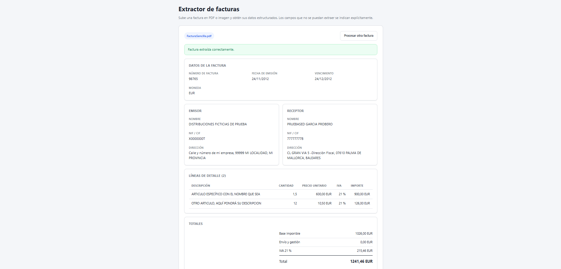 Invoice Extractor
